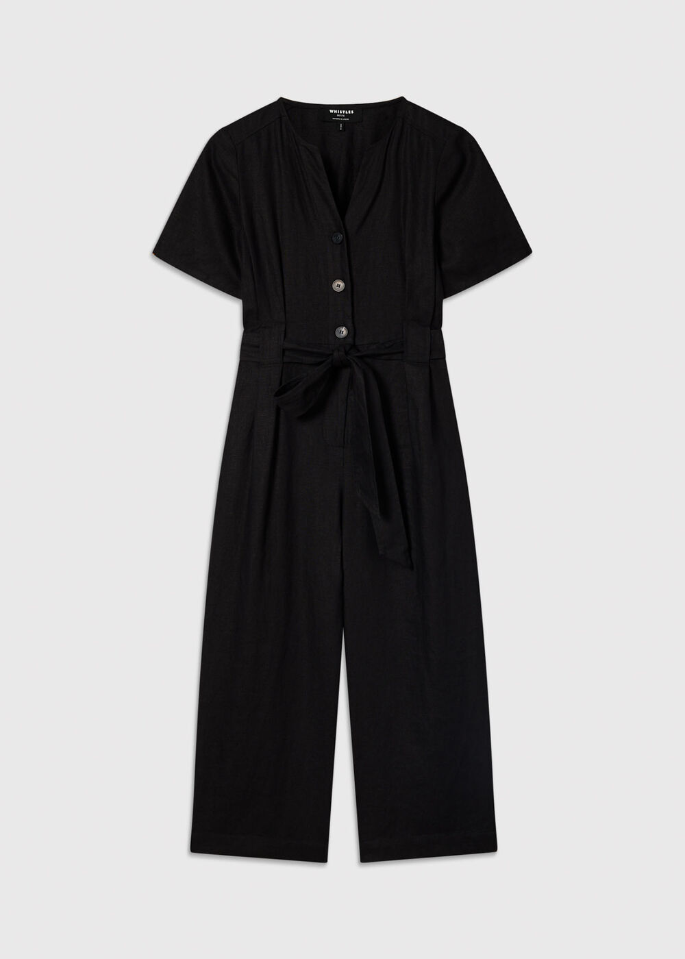 Petite Fiona Linen Button Jumpsuit