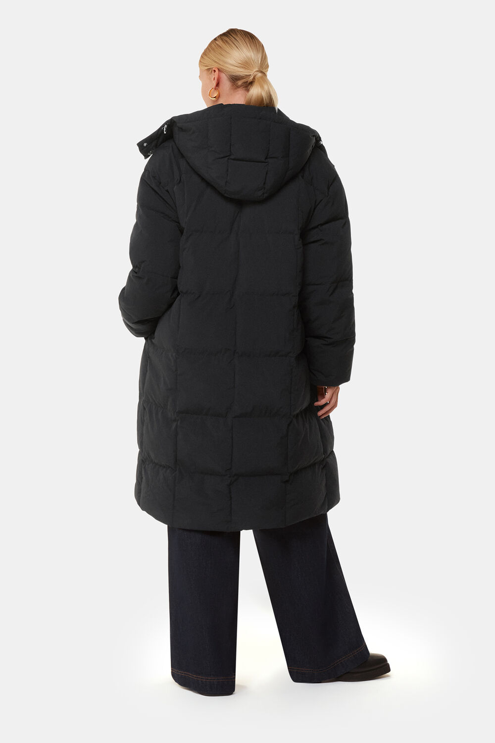 Black Una Puffa Coat