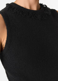 Fringe Detail Knitted Dress