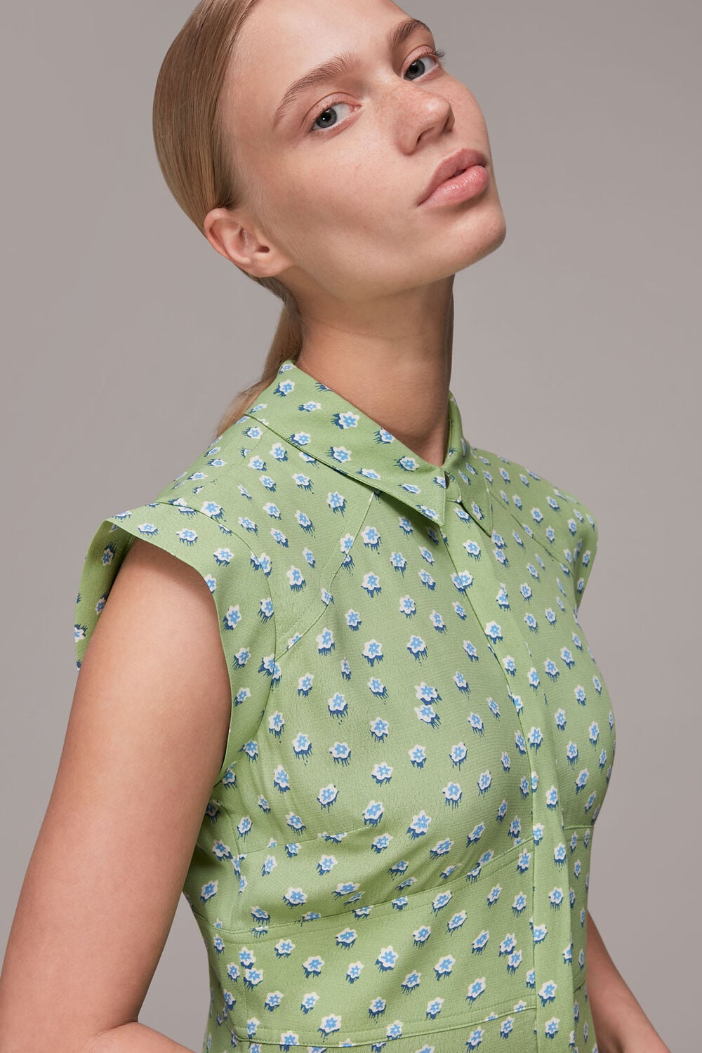 Shooting Floral Midi Dress