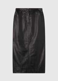 Jamie Leather Midi Skirt