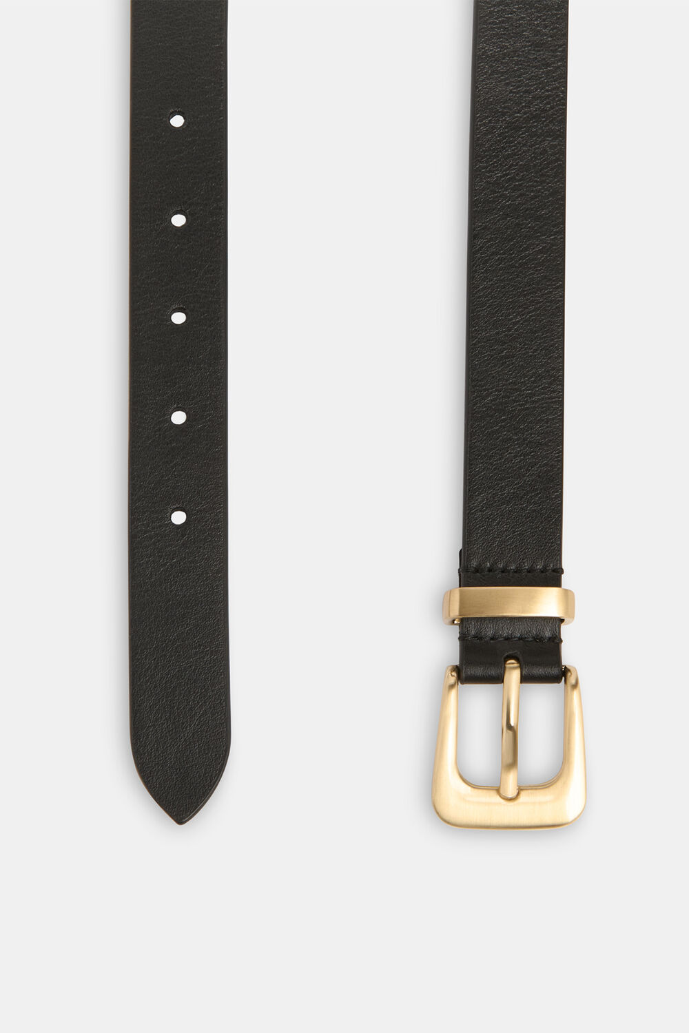 Black Metal Keeper Belt