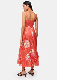 Hibiscus Print Raffa Dress
