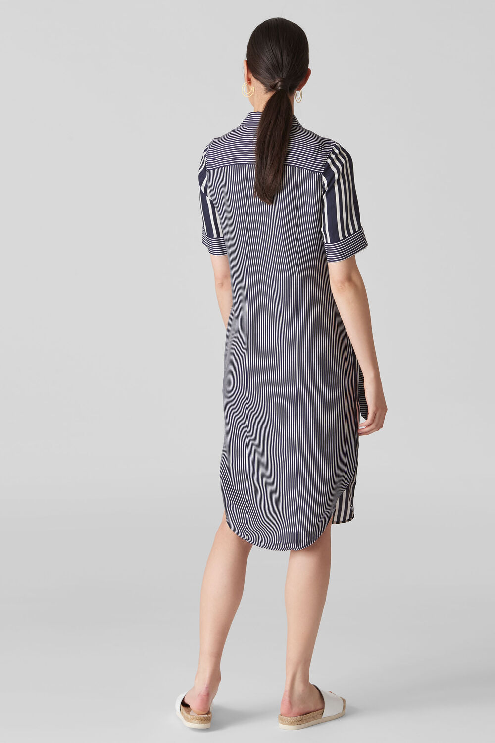 Multi Stripe Dress Navy/Multi