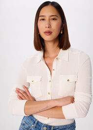 Textured Detail Jersey Shirt