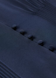 Crepe Lace Trim Cami Dress