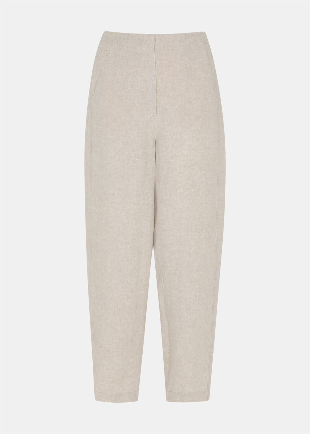 Linen Barrel Trouser