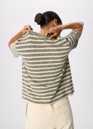 Stripe Linen T-Shirt