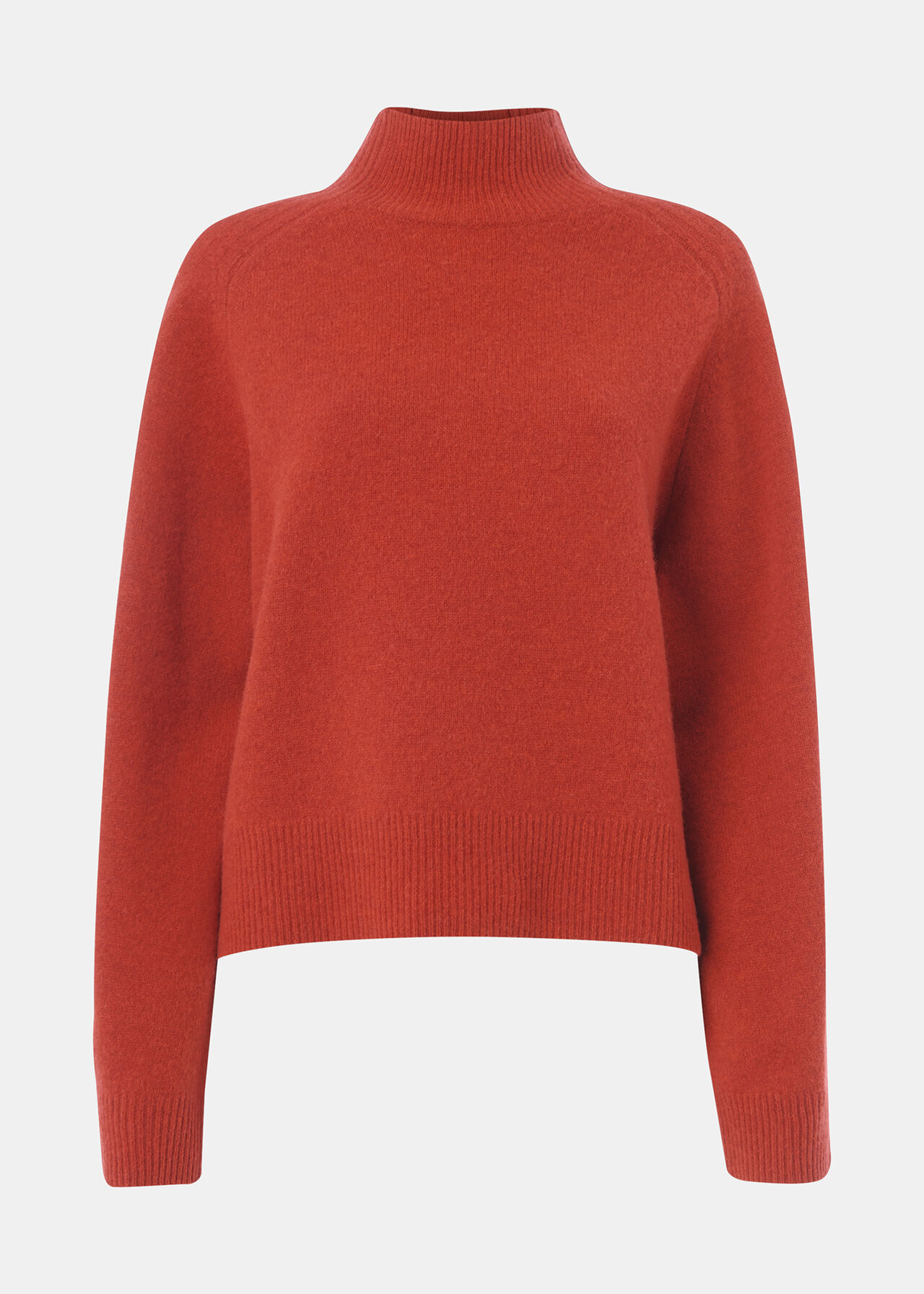 Wool Funnel Neck Knit