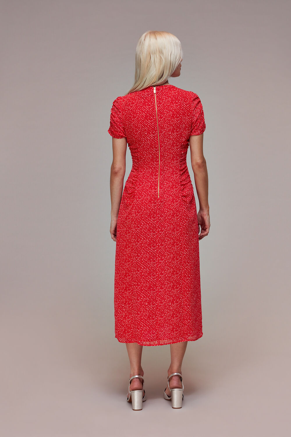 Petite Diagonal Fleck Dobby Dress