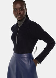 Leather Circle Skirt