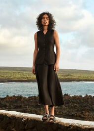 Helena Linen Blend Skirt