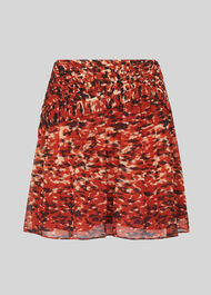 Ikat Animal Flippy Skirt Multicolour