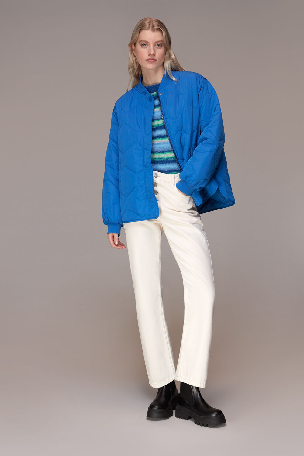 Blue Ida Quilted Coat