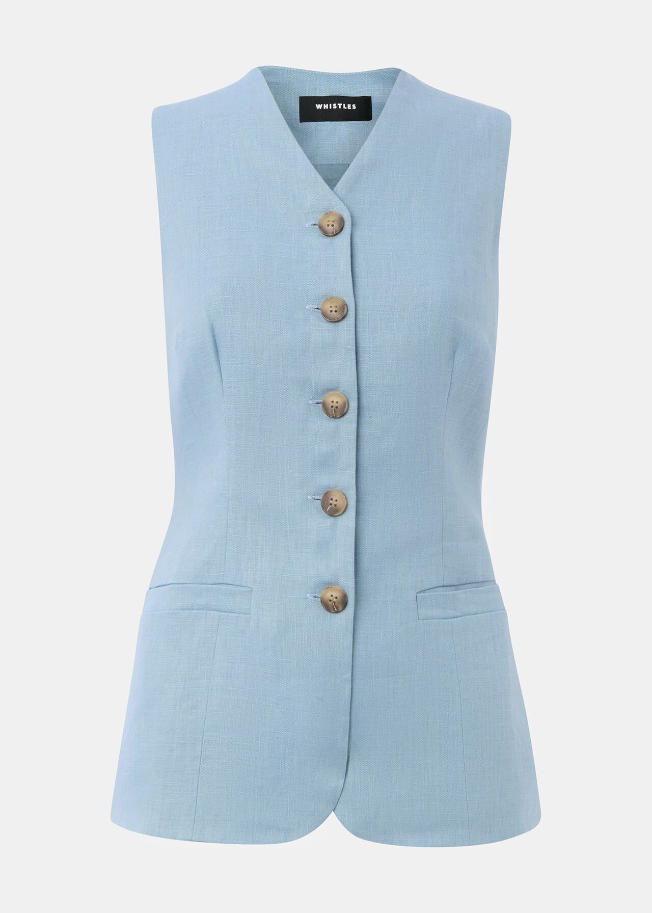 Molly Linen Waistcoat