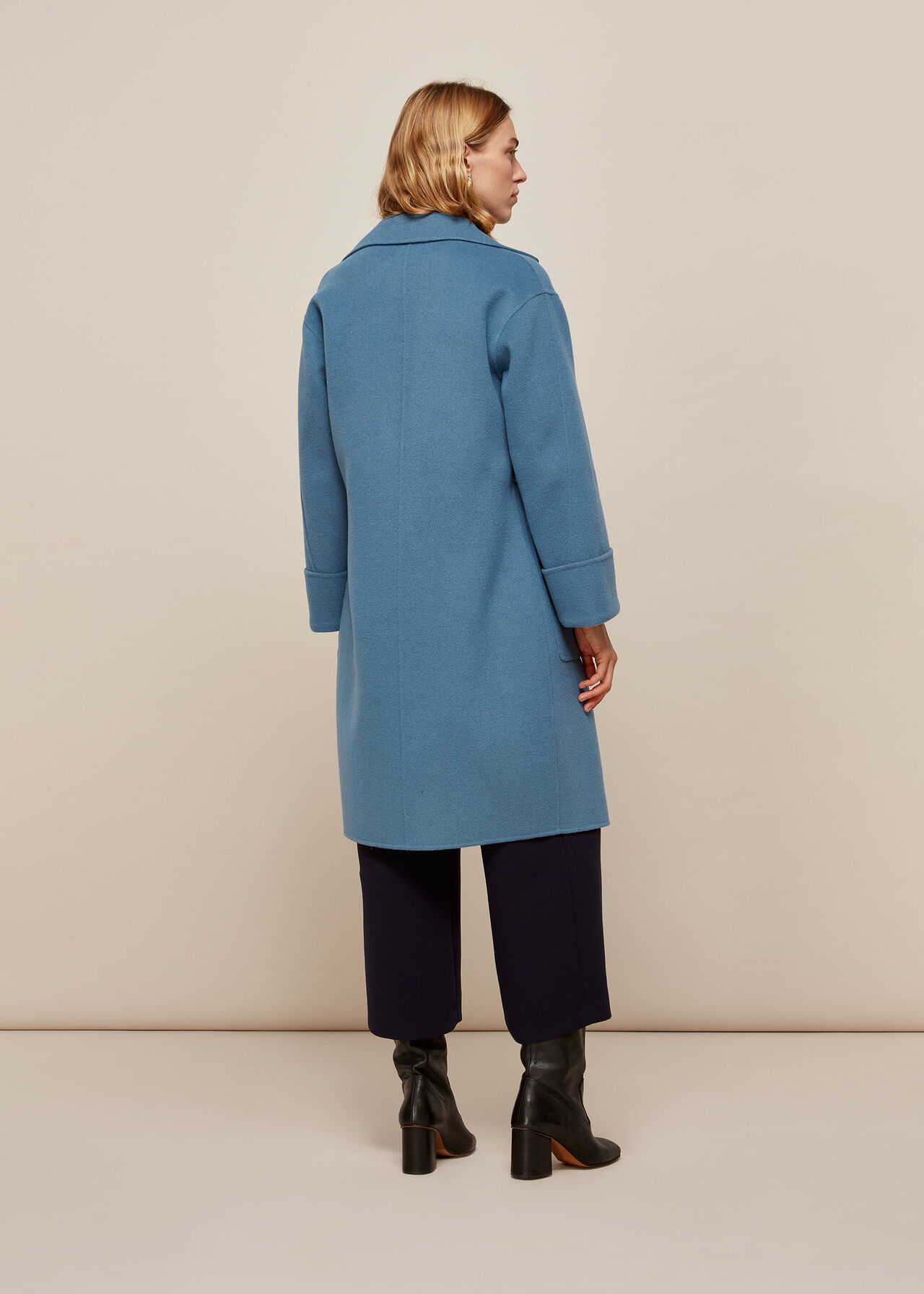 Signature Double Face Short Wrap Coat - Ready to Wear