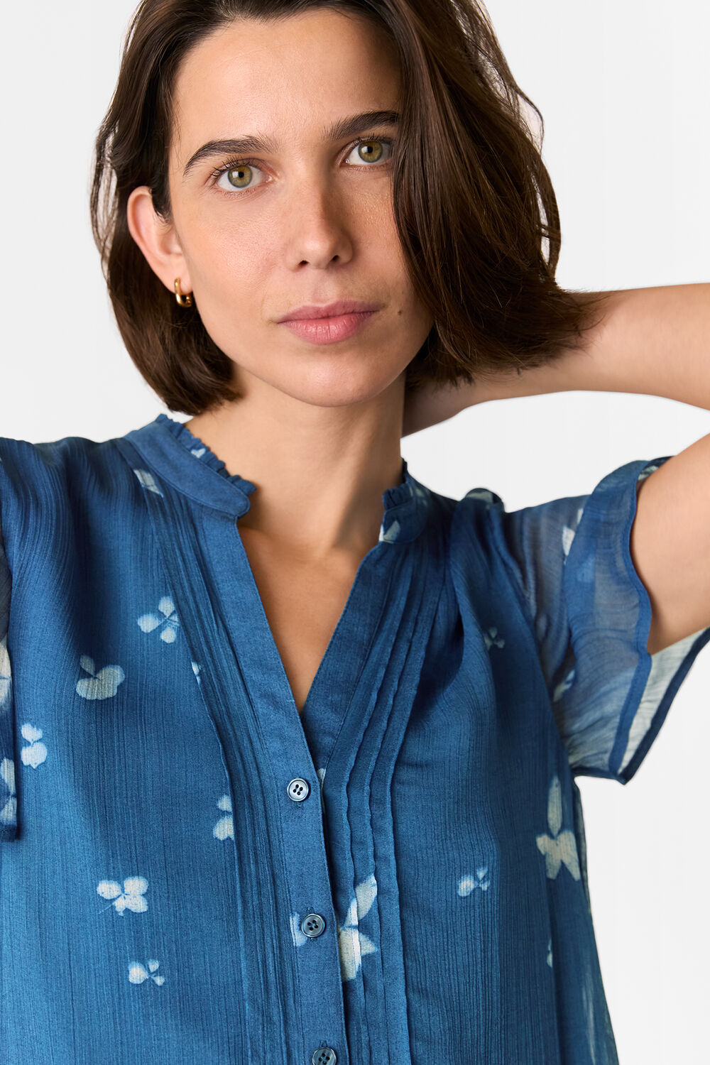 Sun Bleached Floral Blouse