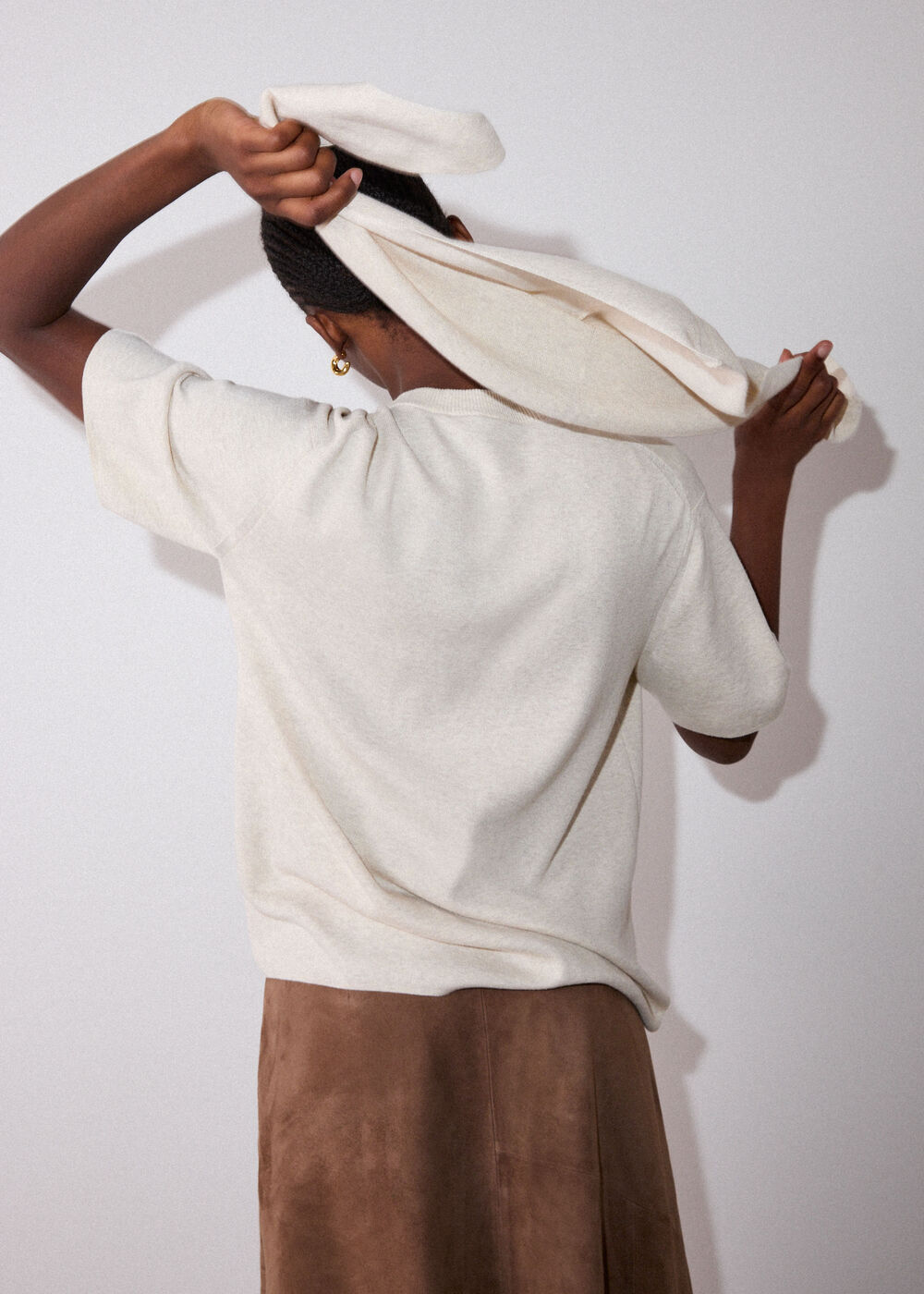 Fine Knit T-Shirt