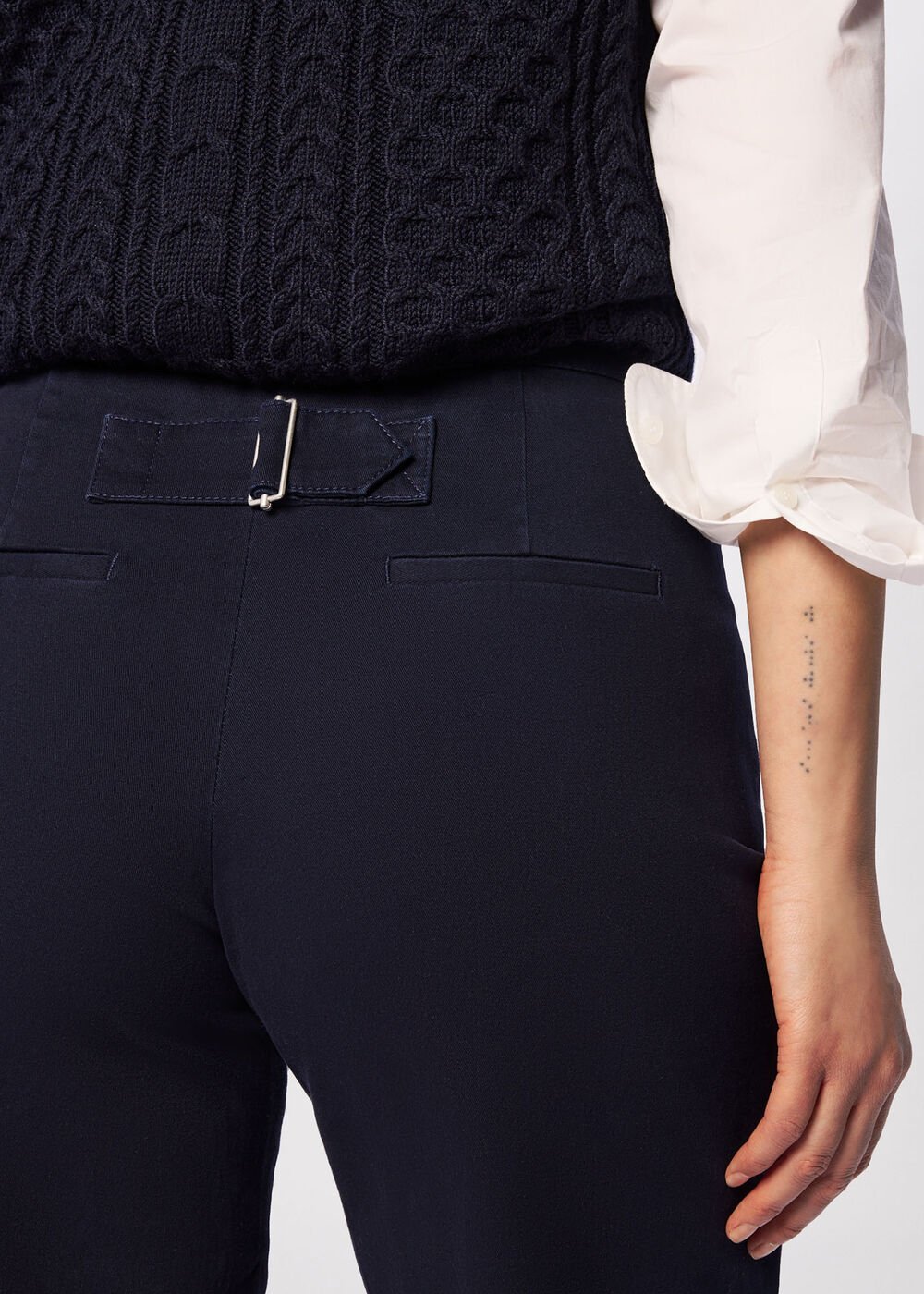 Wide Leg Casual Cotton Trouser