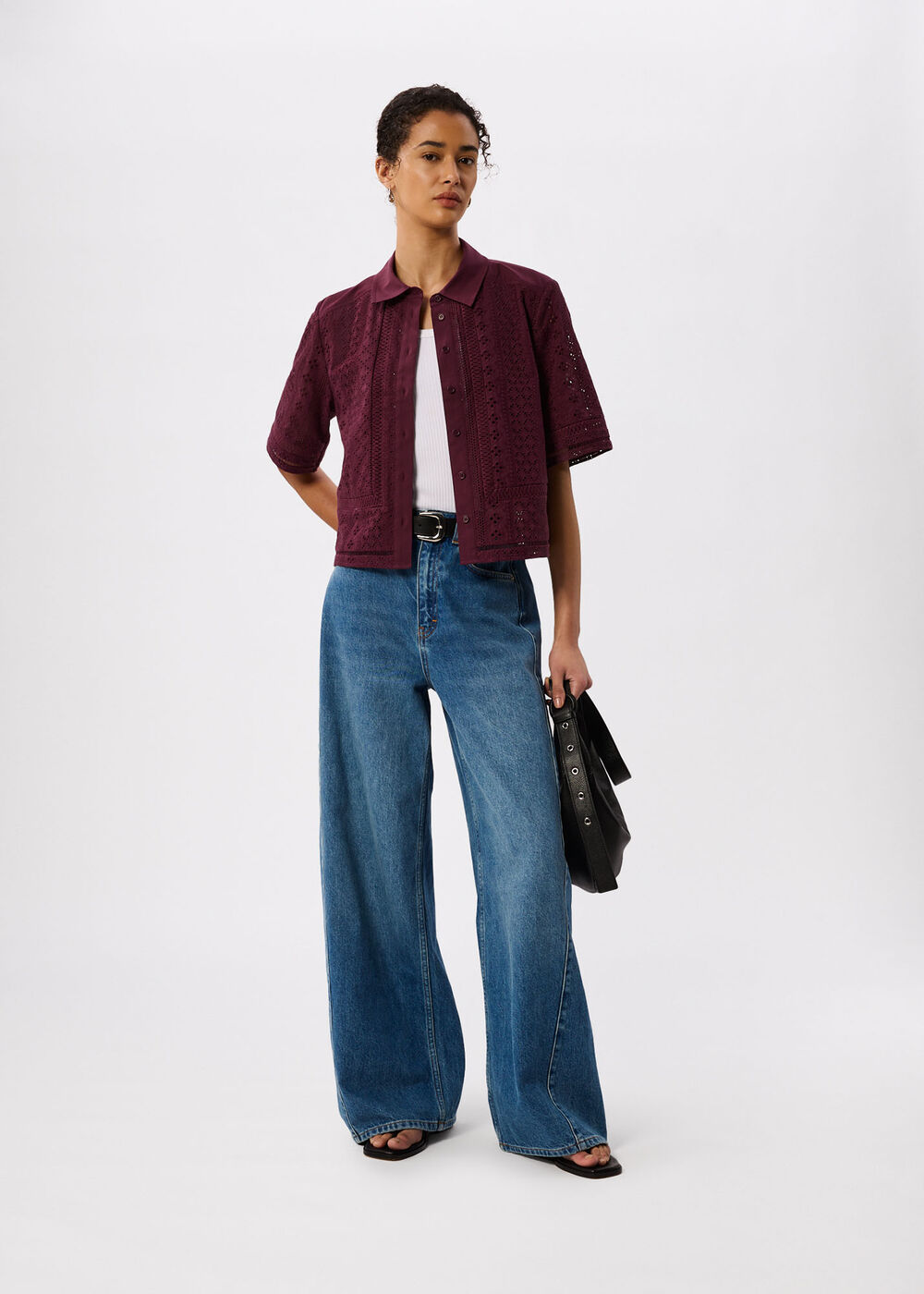 Broderie Cotton Shirt