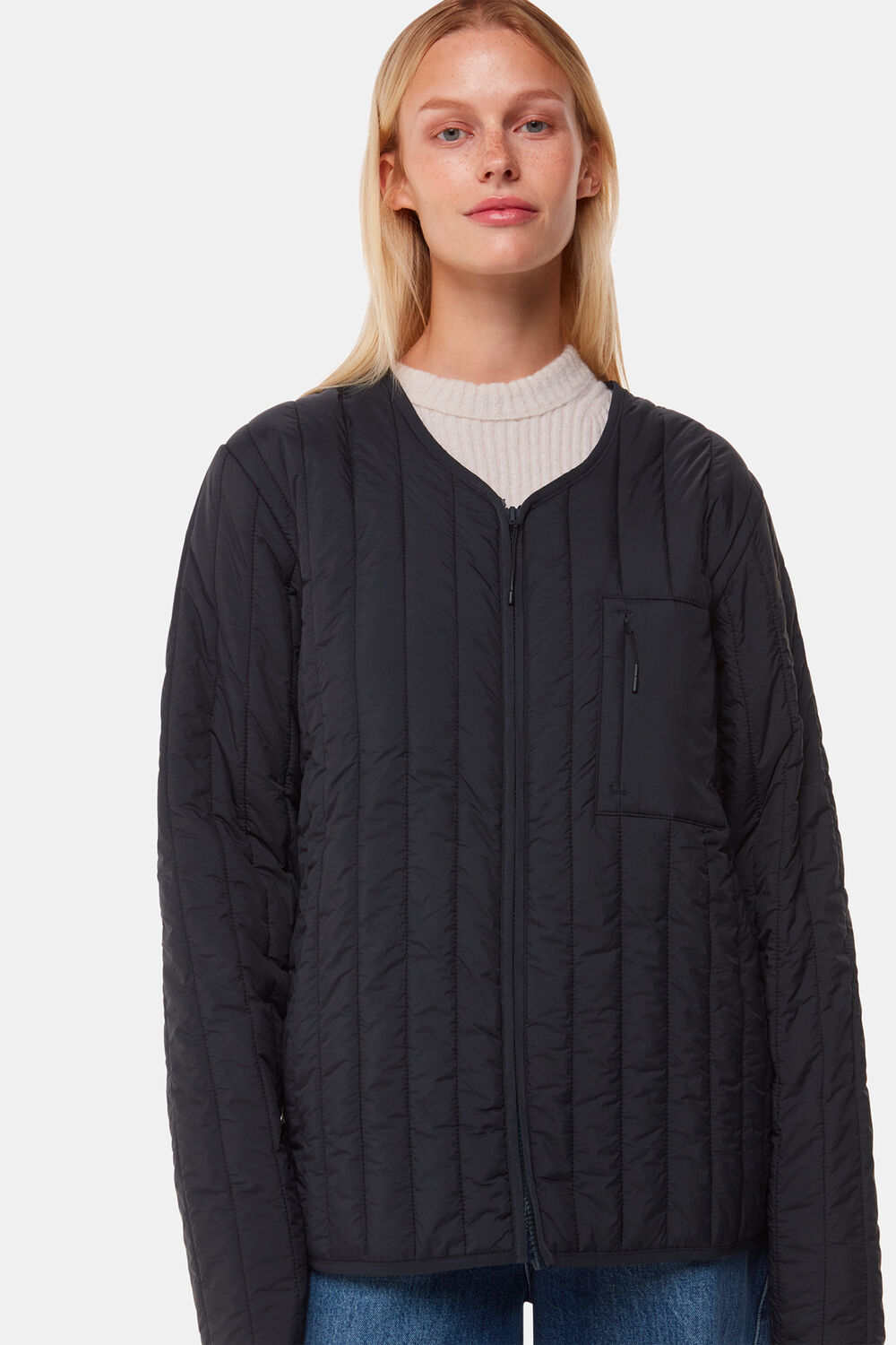Navy Rains Liner Jacket
