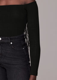 Bandeau Long Sleeve Top