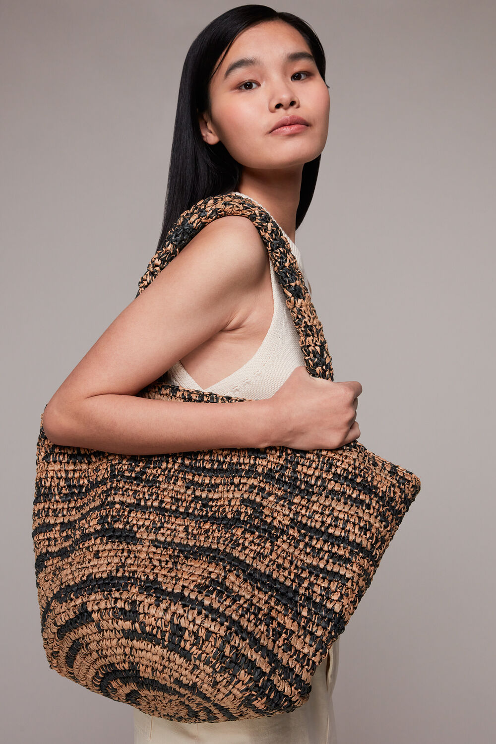 Renee Paper Weave Tote
