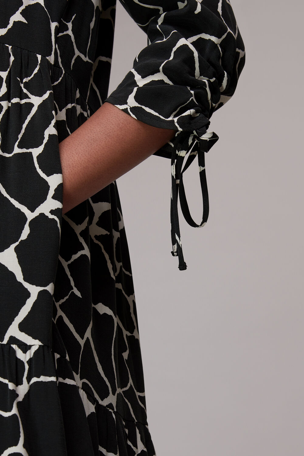 Layla Giraffe Trapeze Dress