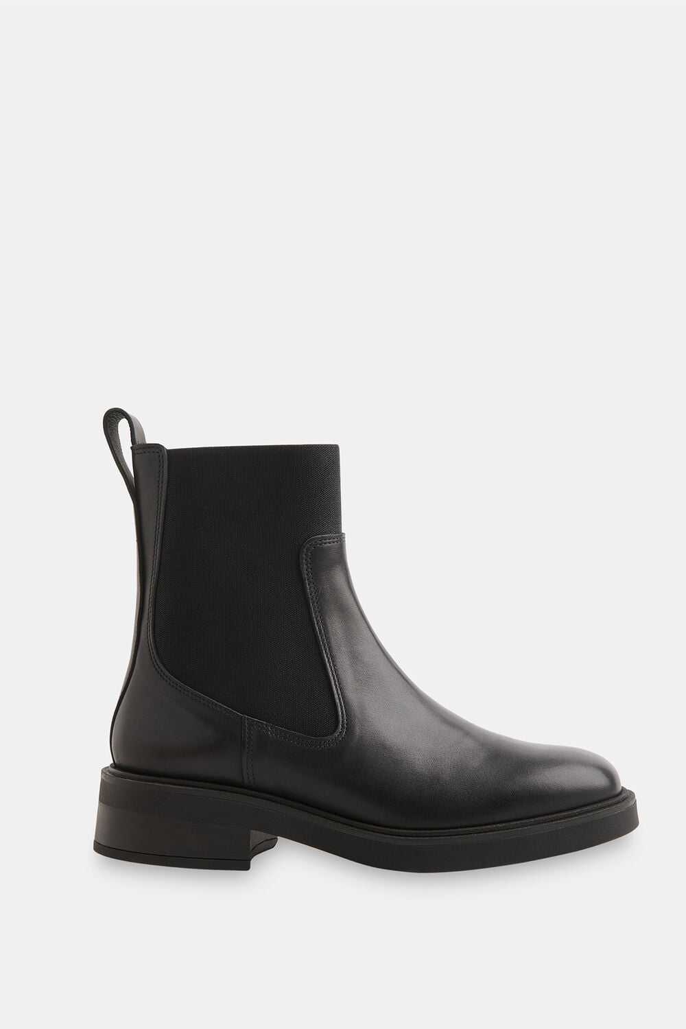 Black Elasticated Chelsea Boot