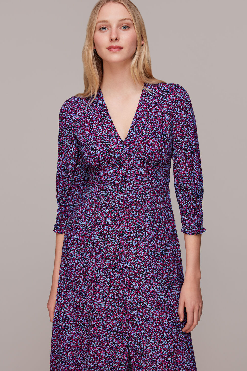 Floral Garden Midi Dress