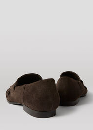 Soft Suede Ruched Loafer