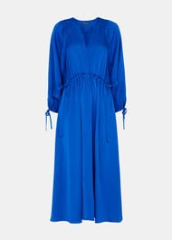 Molly Satin Ruched Dress