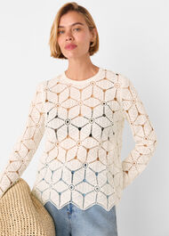 Crochet Long Sleeve Knit