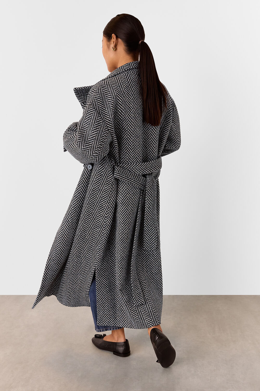 Petite Cosette Funnel Neck Coat