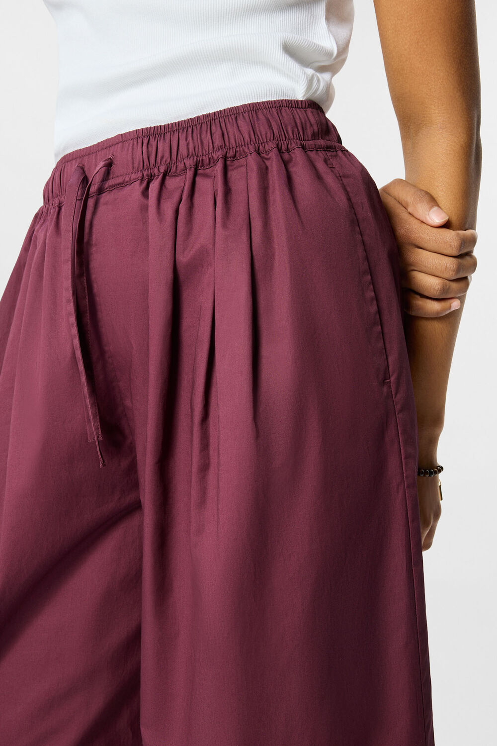Fig Cotton Balloon Trouser