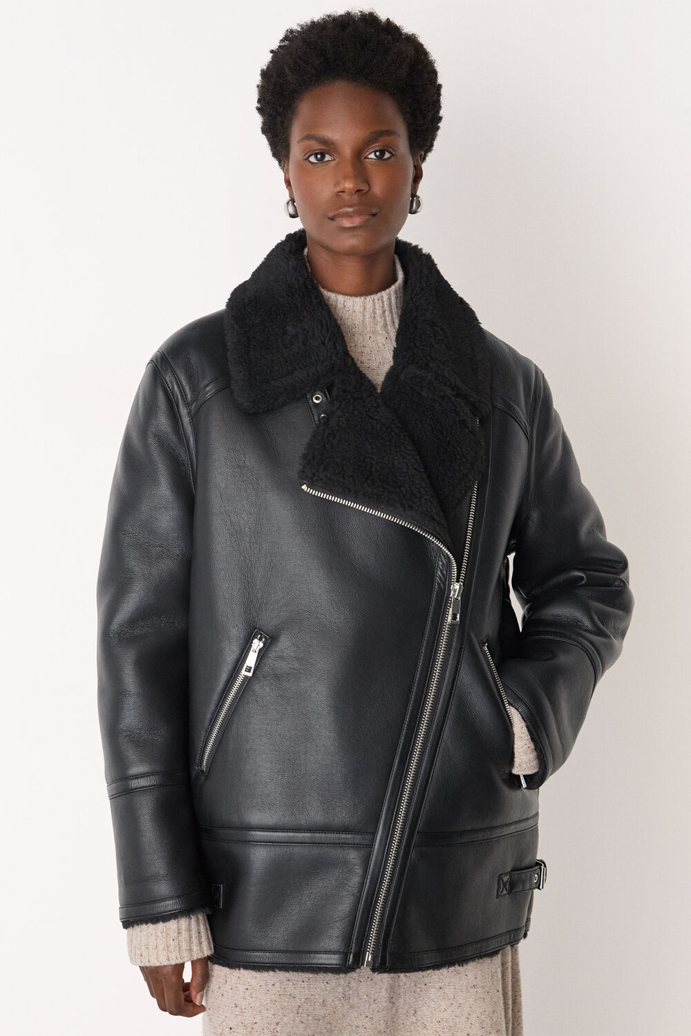 Faux Fur Aviator