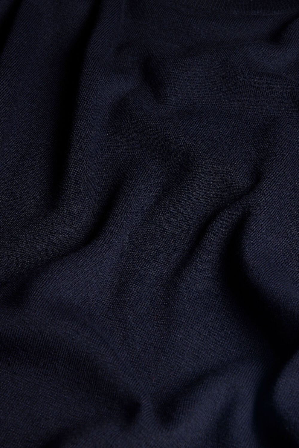 Navy Fine Knit T-Shirt