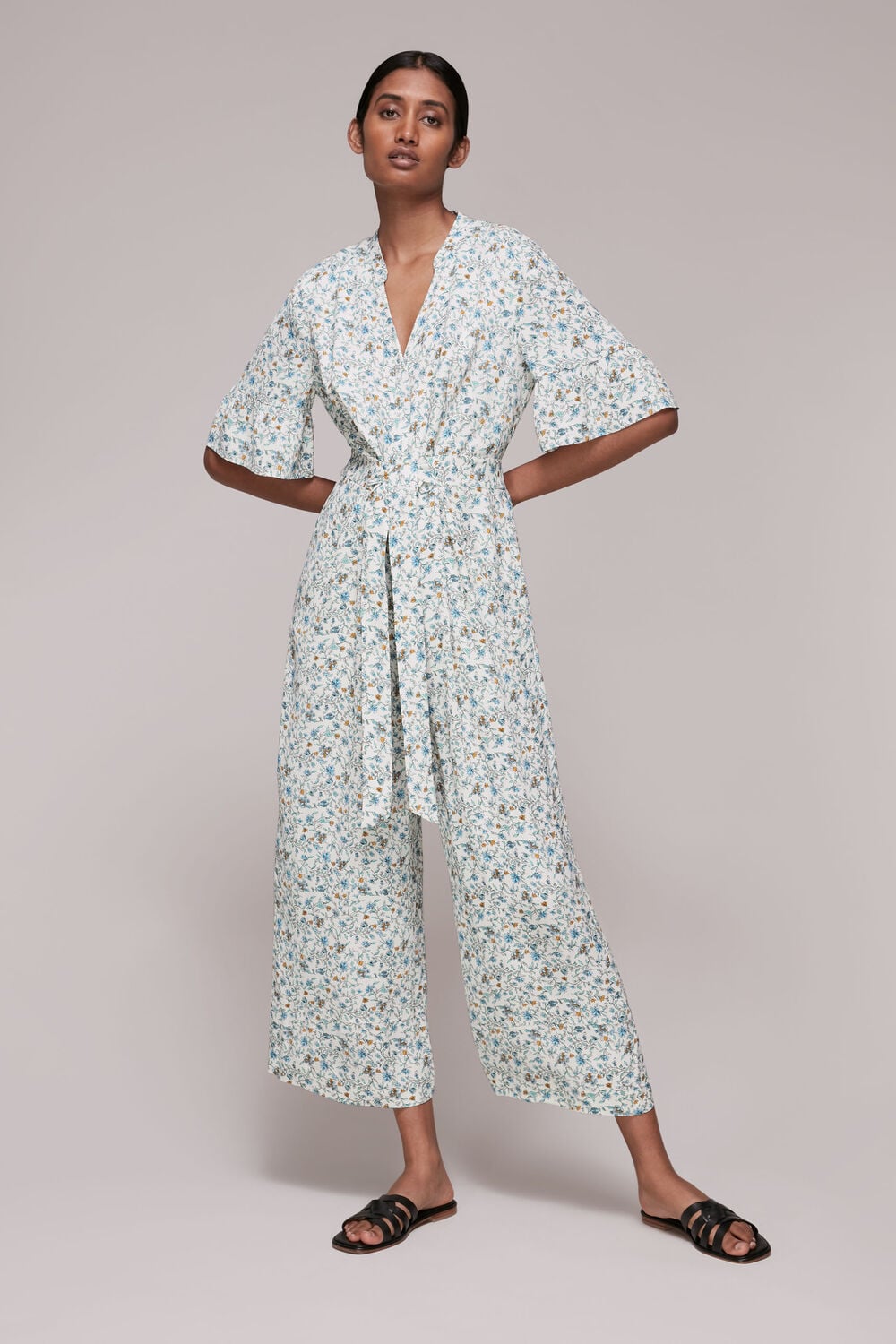 Multicolour Freya Summer Floral Jumpsuit
