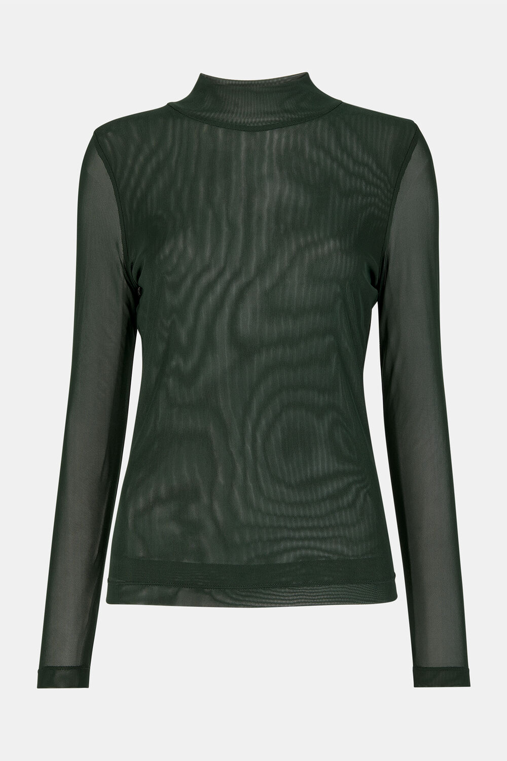 High Neck Mesh Top
