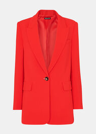 Boyfriend Crepe Blazer
