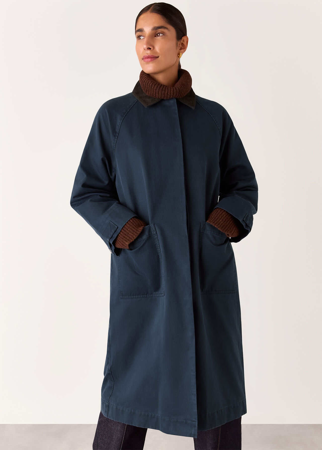 Gabriella Waxed Overcoat