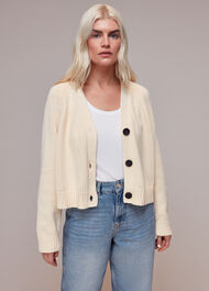 Petite Karine Rib Detail Cardigan