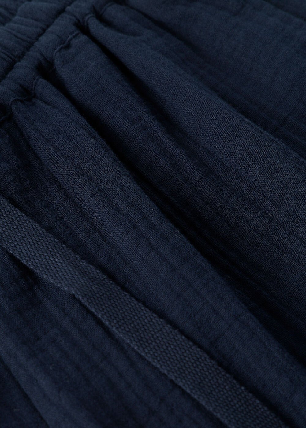 Petite Wide Crop Cheesecloth Trouser