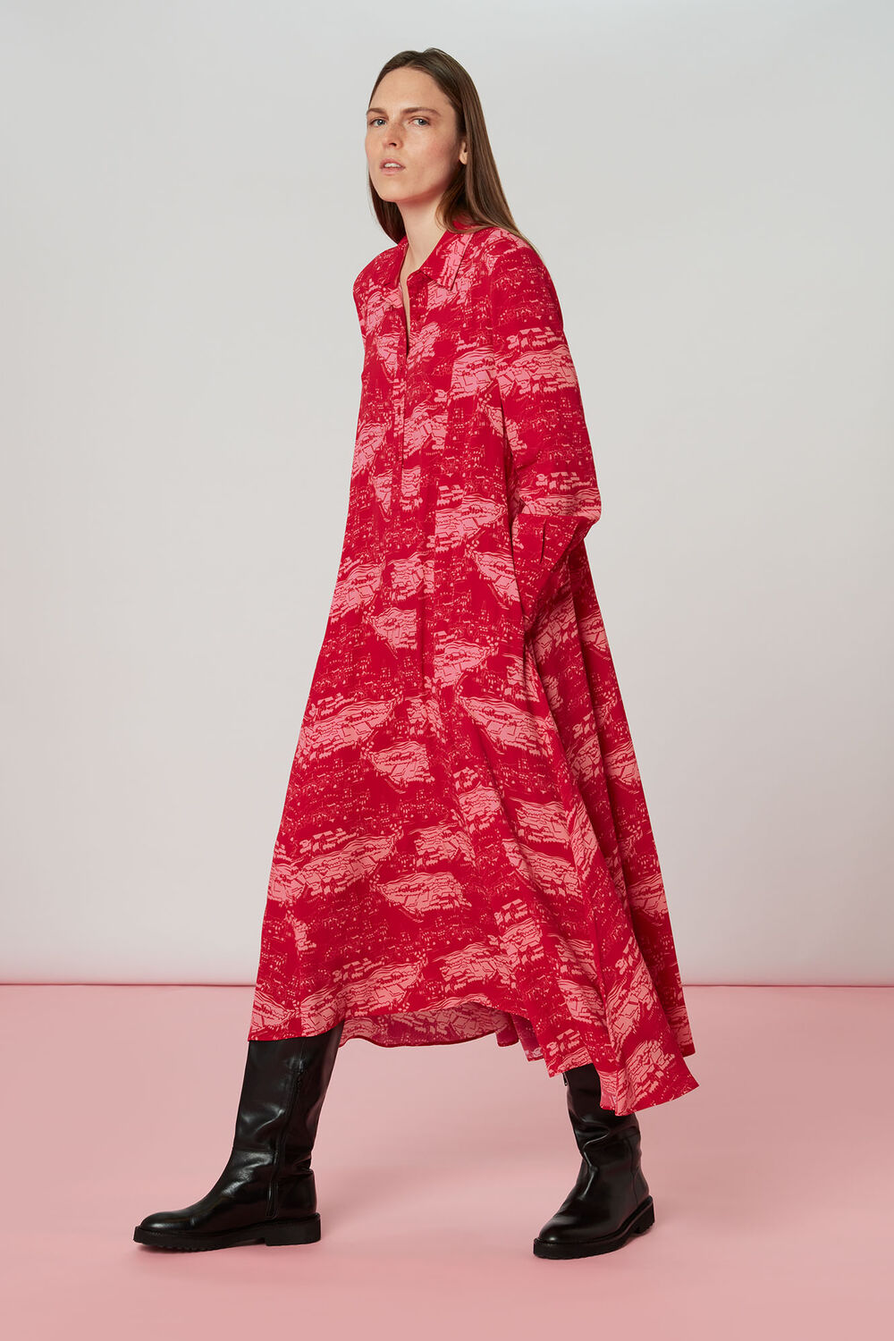 Field Print Dress