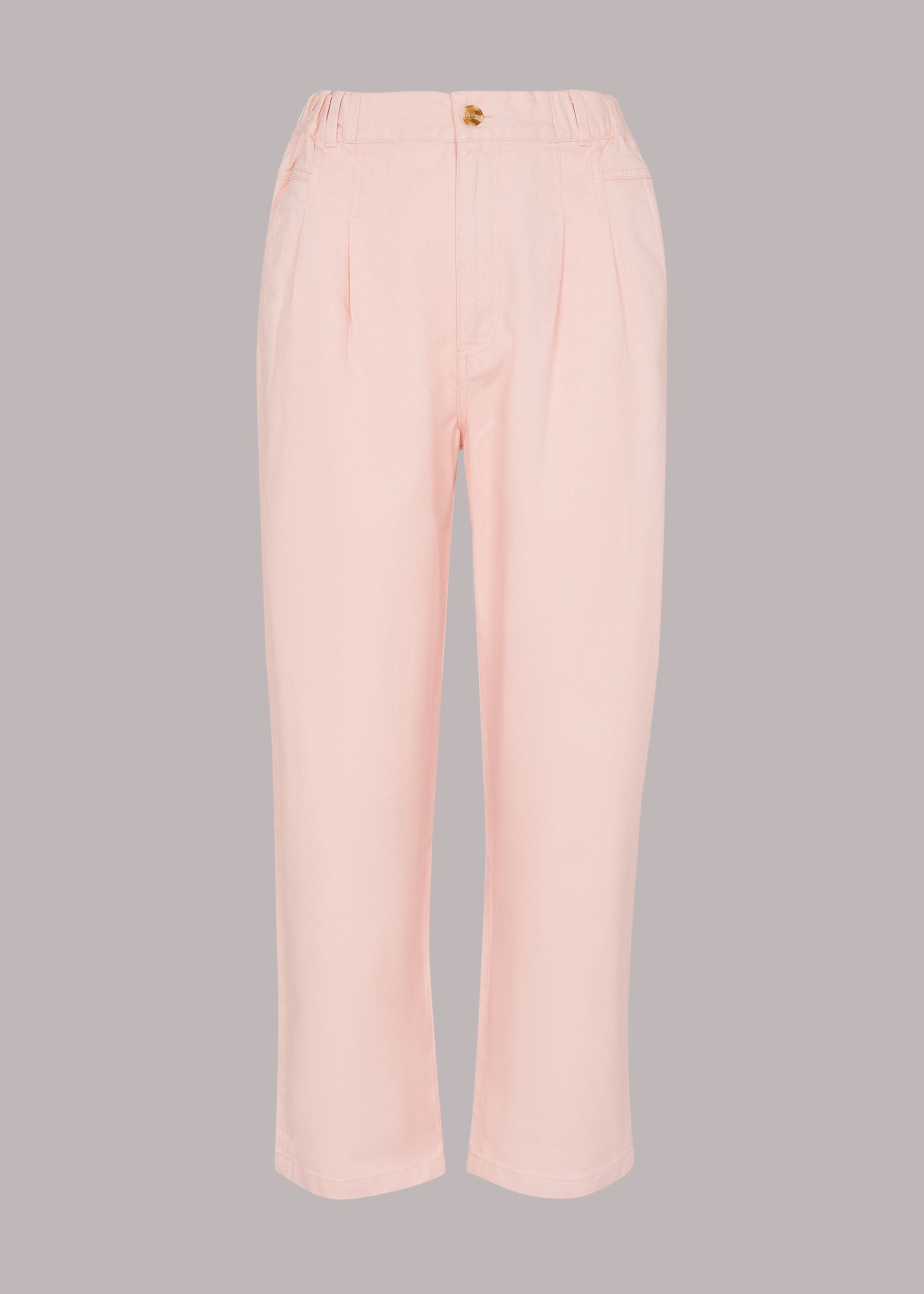 Pale Pink Elasticated Waist Trouser WHISTLES Whistles US