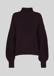 Bramble Stitch Sweater Burgundy