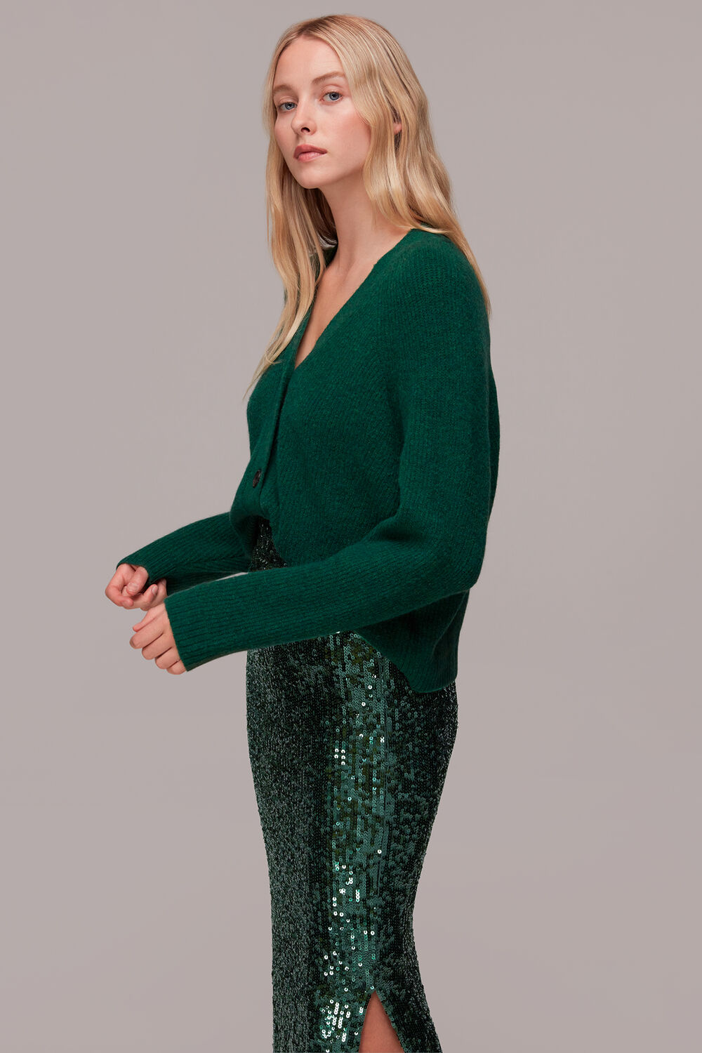 Sequin Column Skirt