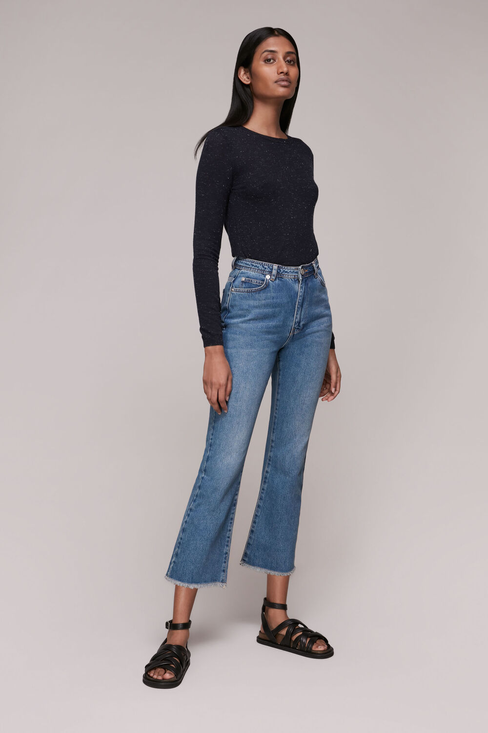 Navy Annie Sparkle Knit