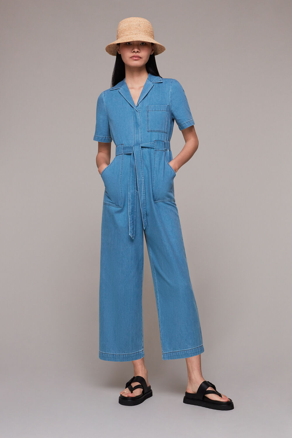 Ciara Denim Jumpsuit