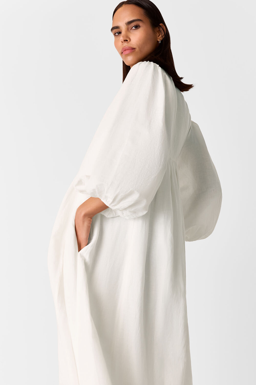 Gloria Linen Blend Dress